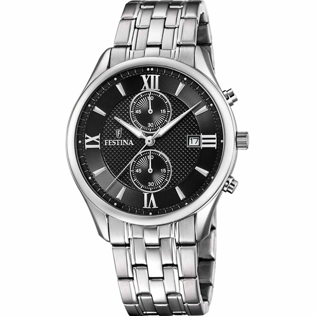 Festina F6854/8 Men's Timeless Chronograph Wristwatch - H S Johnson