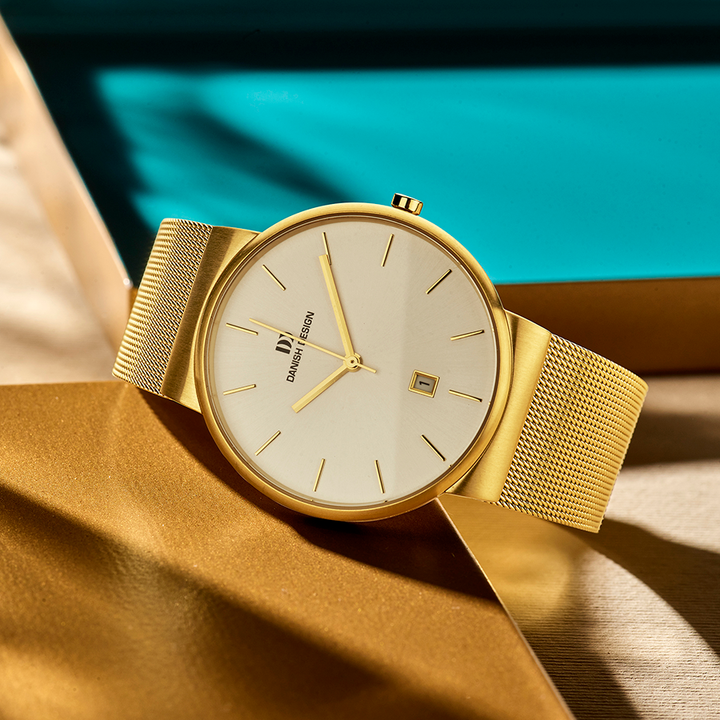 Danish Design IQ05Q971 Tåge Gold Large Watch