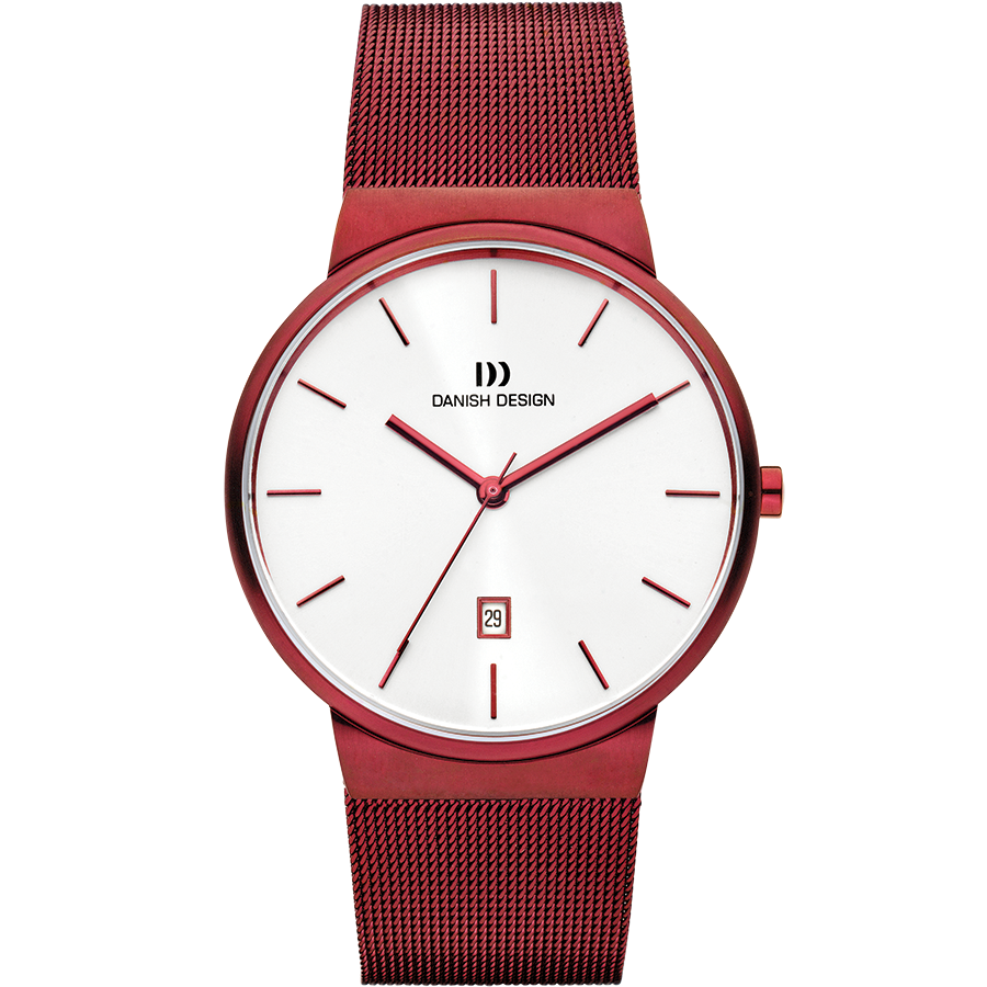 Danish Design IQ74Q971 Tåge Red Large Watch