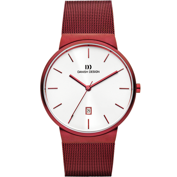 Danish Design IQ74Q971 Tåge Red Large Watch