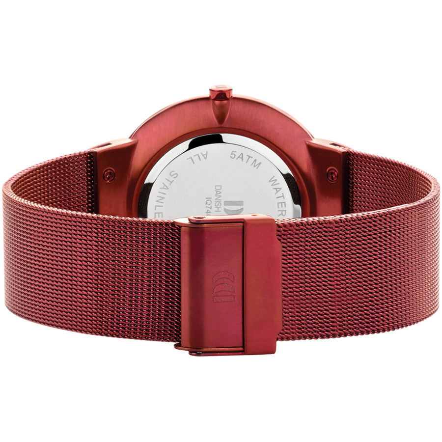 Danish Design IQ74Q971 Tåge Red Large Watch