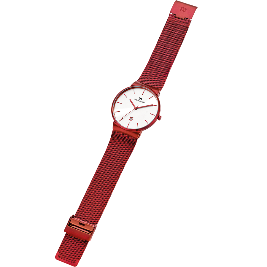 Danish Design IQ74Q971 Tåge Red Large Watch