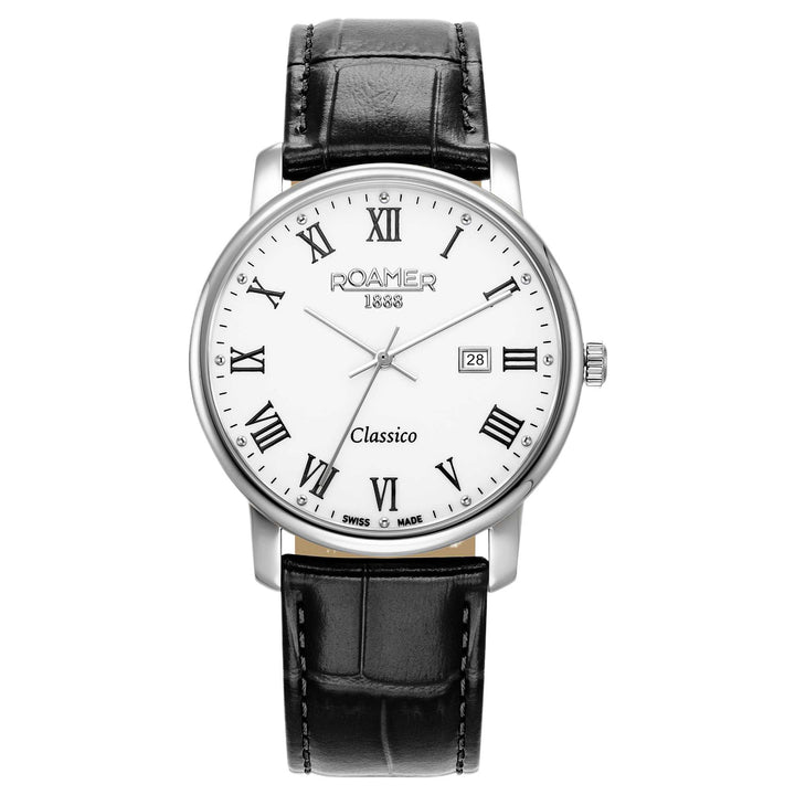 Roamer 971856 41 25 05 Classico Leather Strap Watch