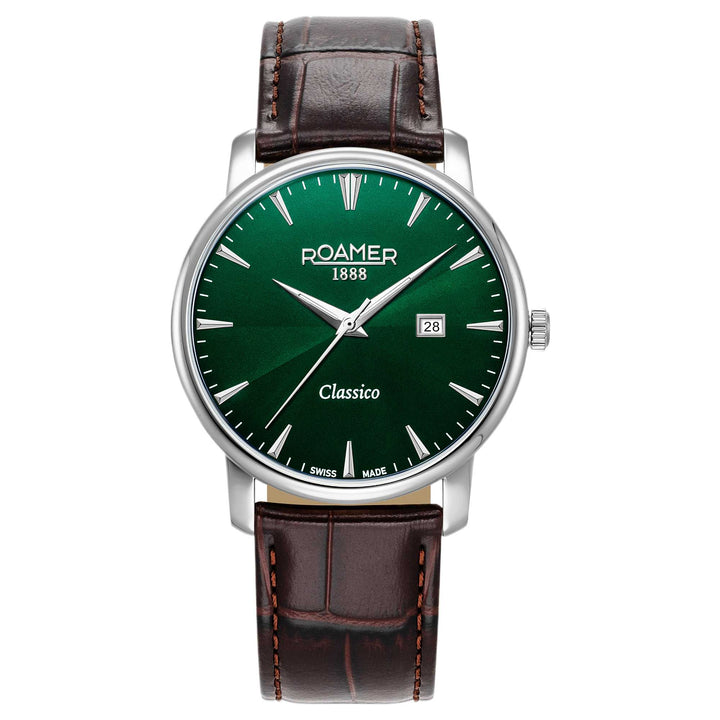 Roamer 971856 41 75 05 Classico Leather Strap Watch