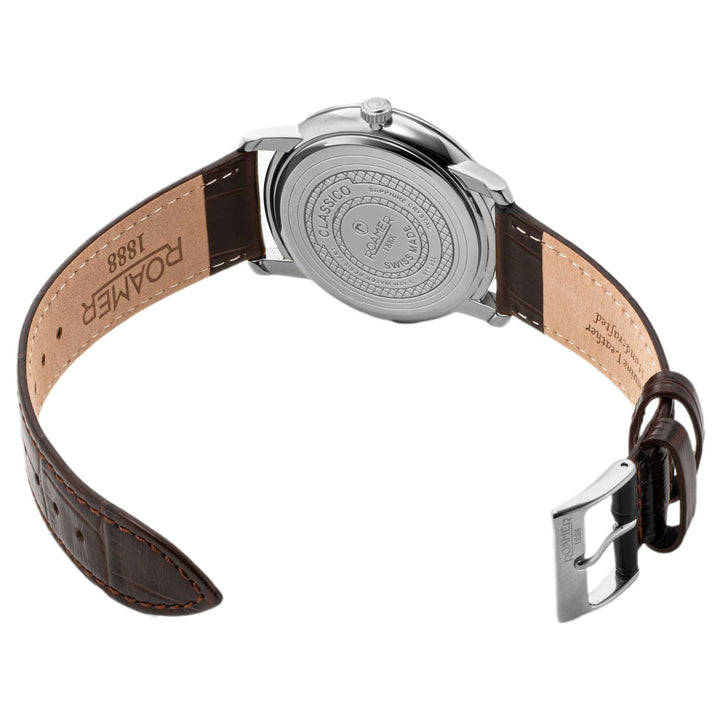 Roamer 971856 41 75 05 Classico Leather Strap Watch