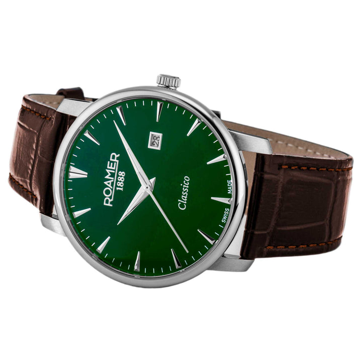 Roamer 971856 41 75 05 Classico Leather Strap Watch