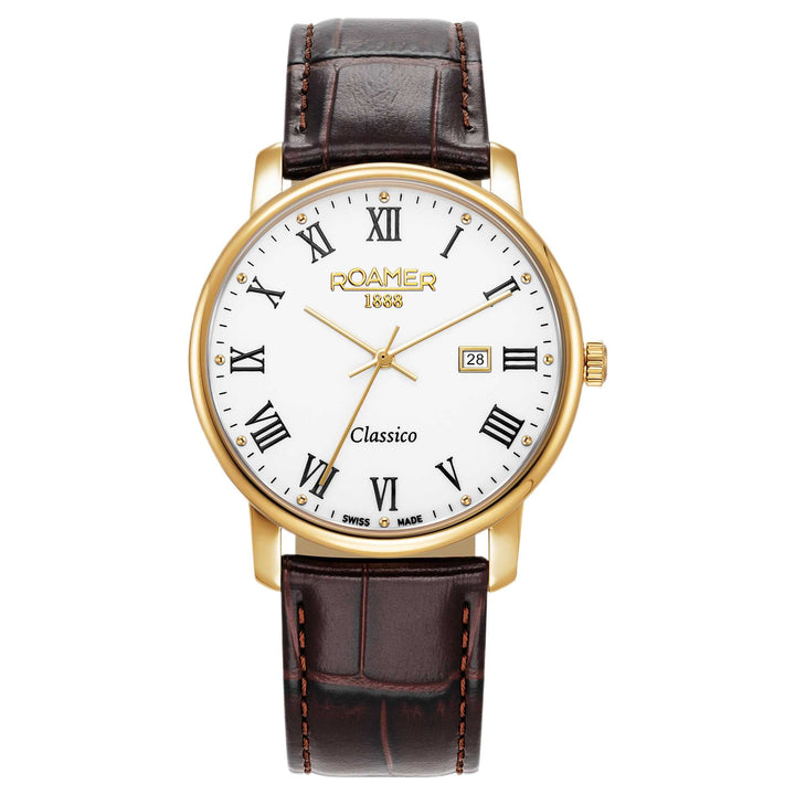 Roamer 971856 48 25 05 Classico Leather Strap Wristwatch
