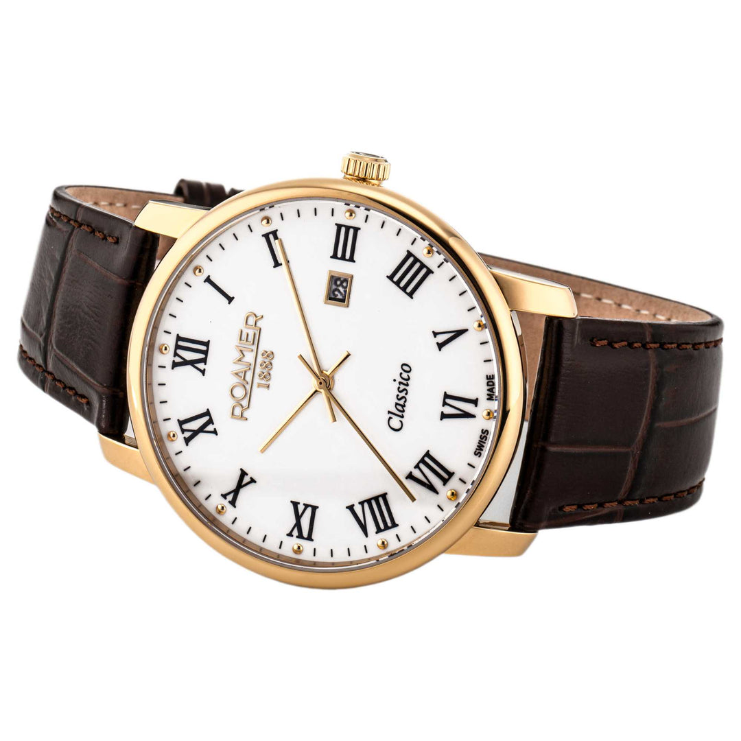 Roamer 971856 48 25 05 Classico Leather Strap Wristwatch