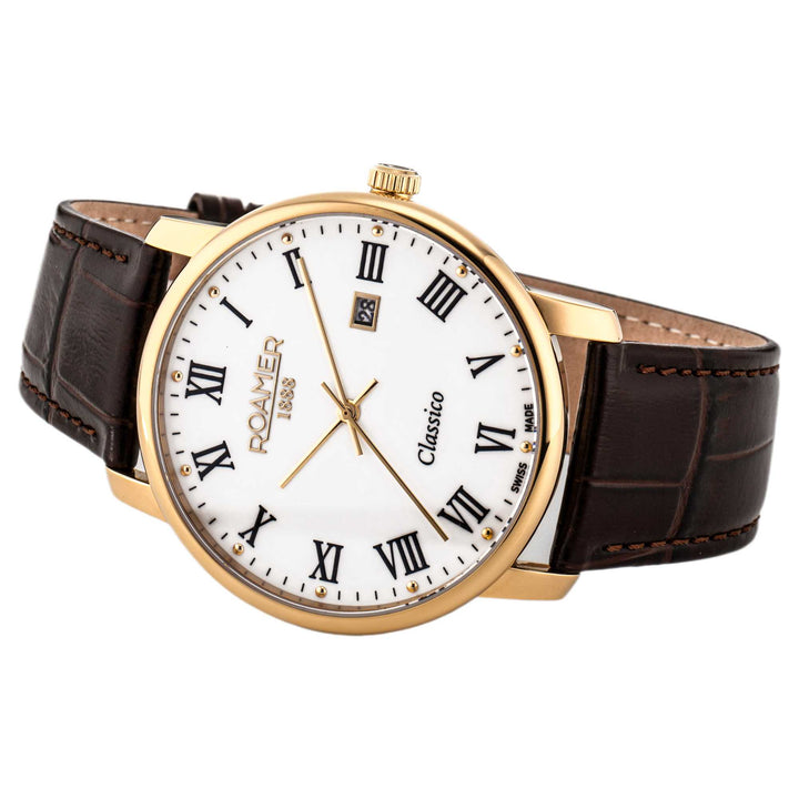 Roamer 971856 48 25 05 Classico Leather Strap Wristwatch