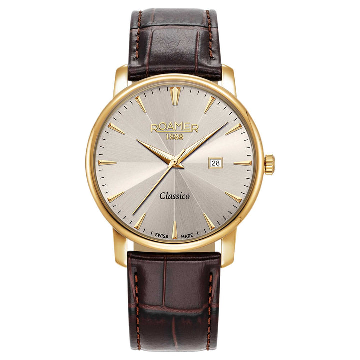 Roamer 971856 48 55 05 Classico Leather Strap Watch