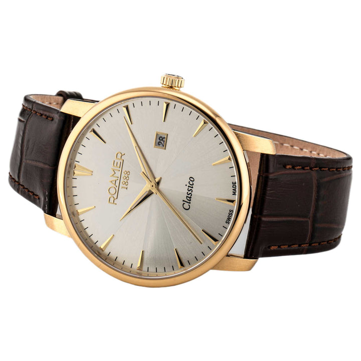 Roamer 971856 48 55 05 Classico Leather Strap Watch