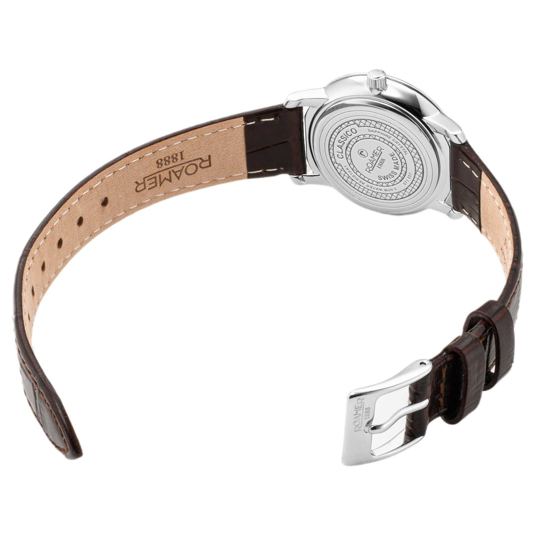 Roamer 971857 41 75 05 Classico Leather Strap Watch