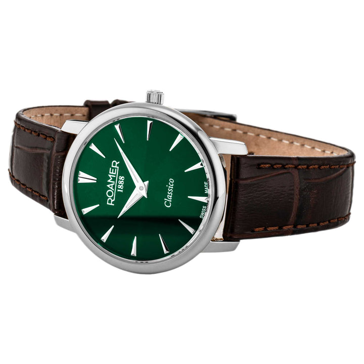 Roamer 971857 41 75 05 Classico Leather Strap Watch
