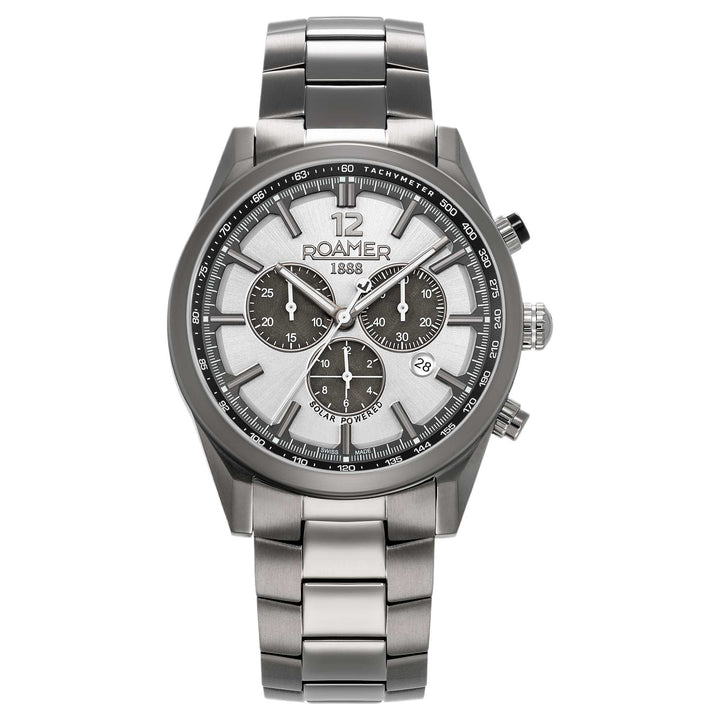 Roamer 973981 44 15 20 Helios Power Titanium Solar Wristwatch