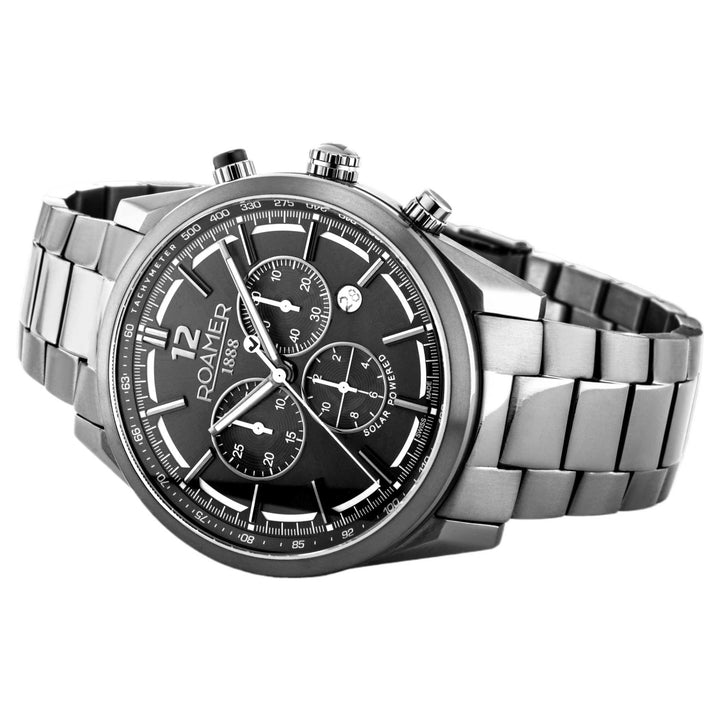 Roamer 973981 44 85 20 Helios Power Titanium Solar Watch