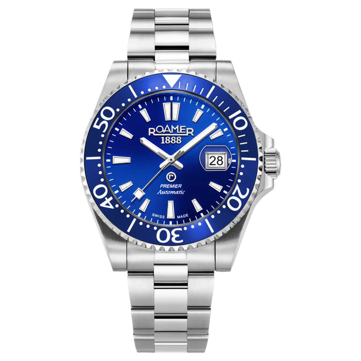 Roamer 986983 41 45 21 Men's Premier Blue Dial Automatic Watch