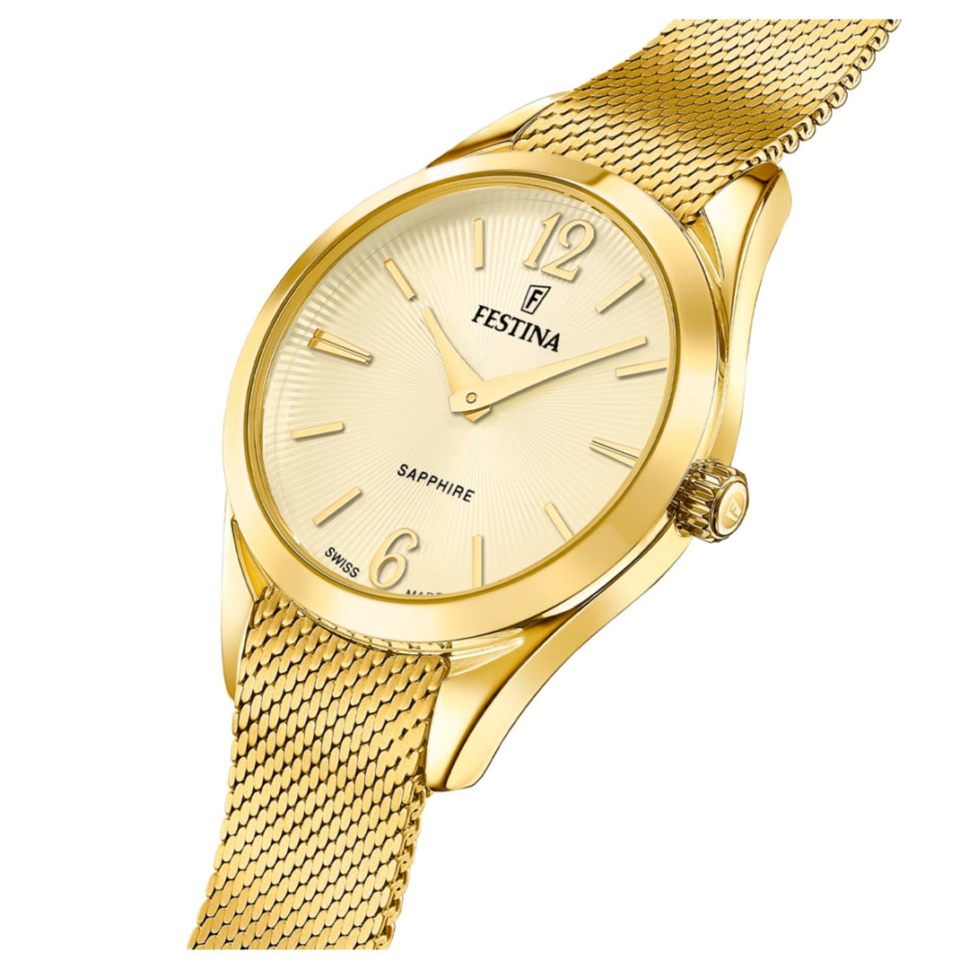 Festina Swiss Made F20077/3 Women's Grace Analogue Quartz Watch
