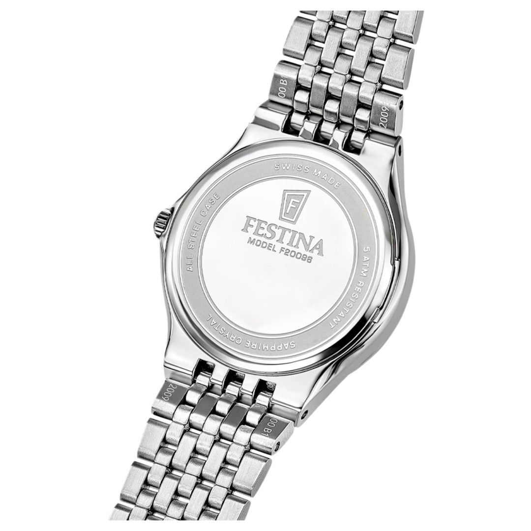 Festina Swiss Made F20096/3 Women's Grace Analogue Quartz Watch
