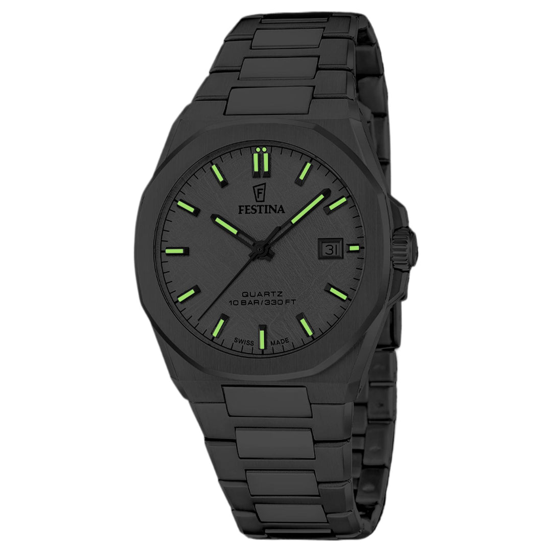 Festina Swiss Made F20100/1 Men's Classic Analogue Quartz Watch