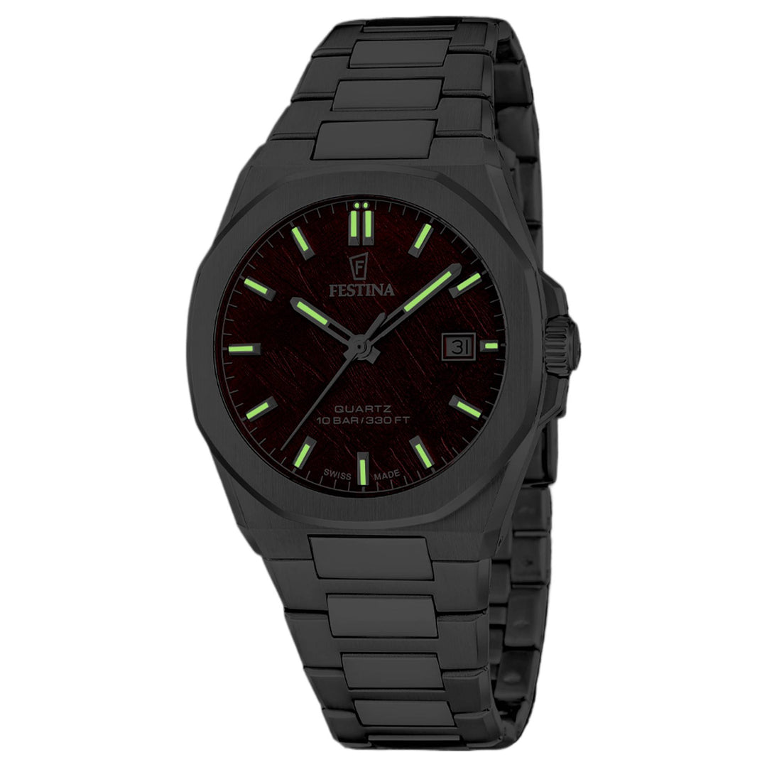 Festina Swiss Made F20100/3 Men's Classic Analogue Quartz Watch