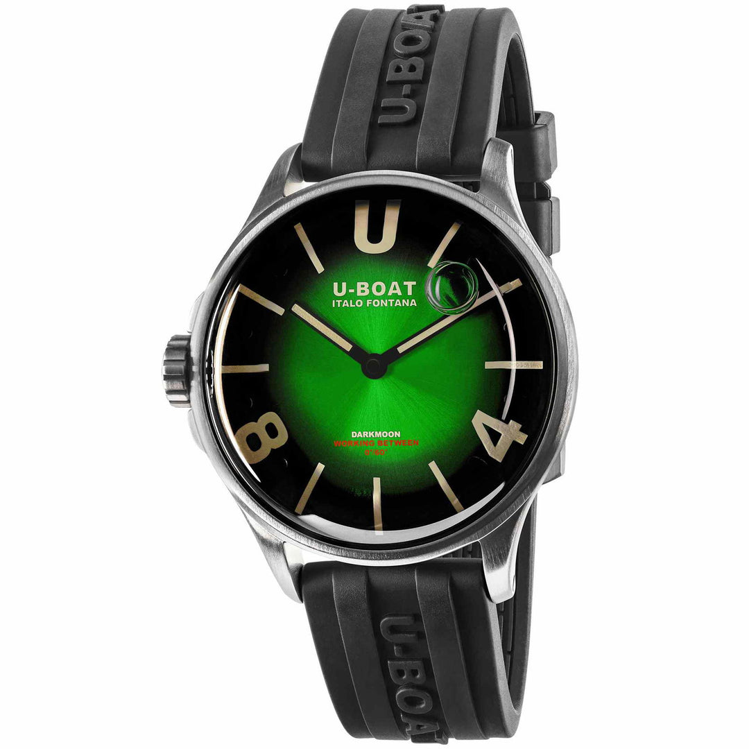 U-Boat 9502/A Darkmoon 40mm Green SS Soleil Wristwatch - H S Johnson