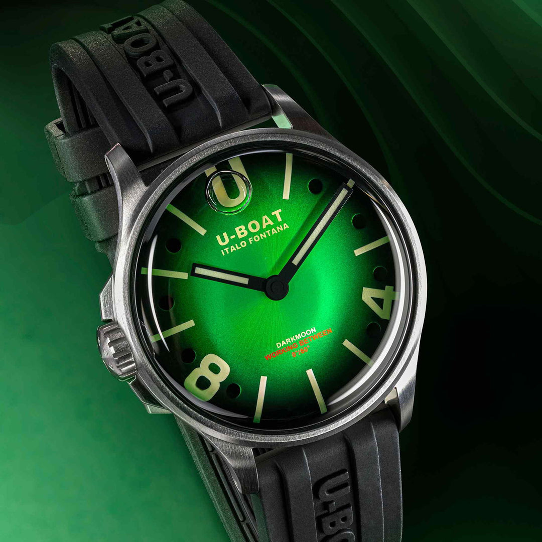 U-Boat 9502/A Darkmoon 40mm Green SS Soleil Wristwatch - H S Johnson