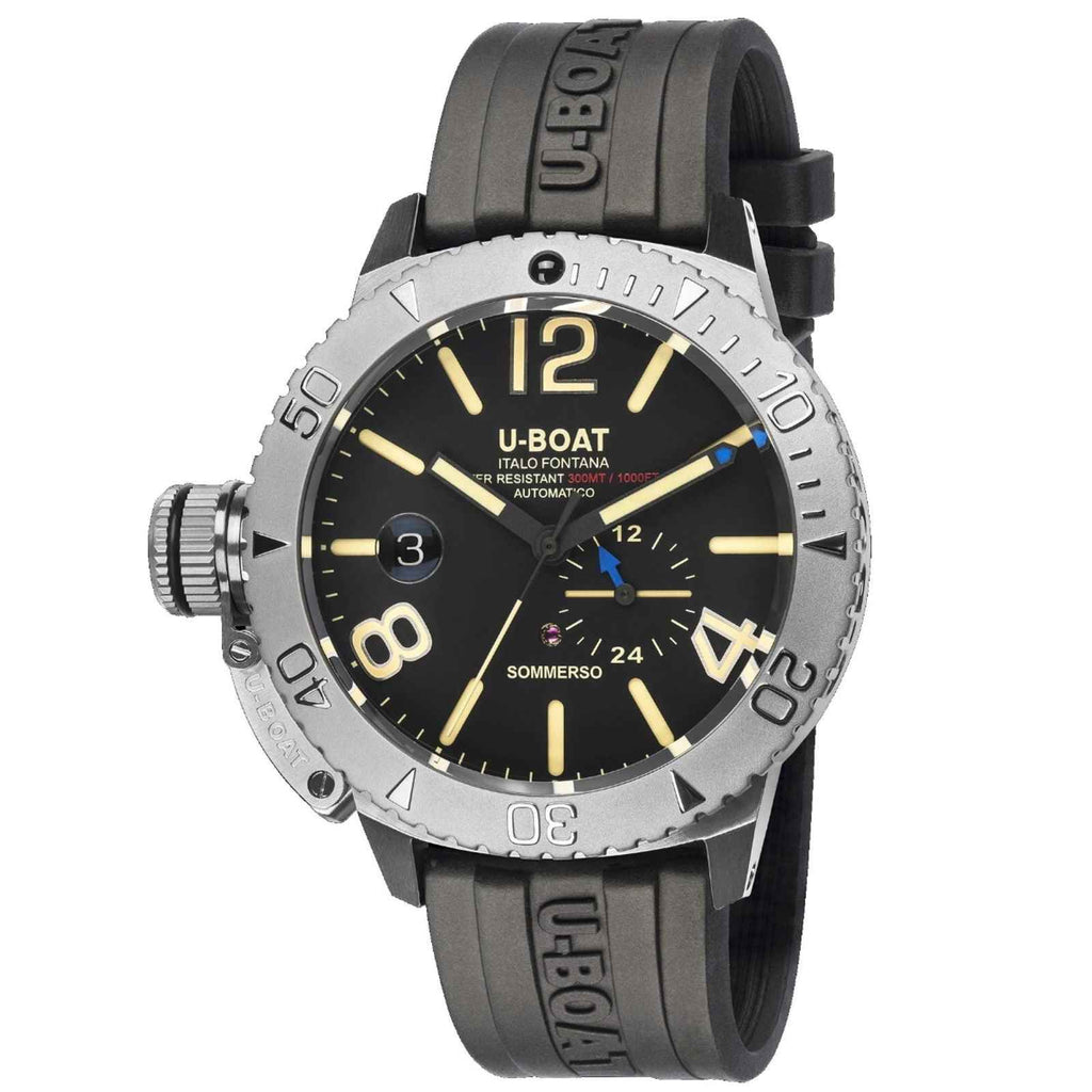 U 9007 Sommerso Rubber Strap Watch