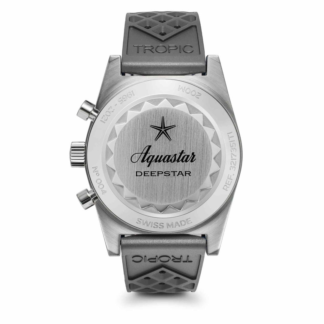 Aquastar 2022 Deepstar Steel Grey Chronograph Wristwatch - H S Johnson