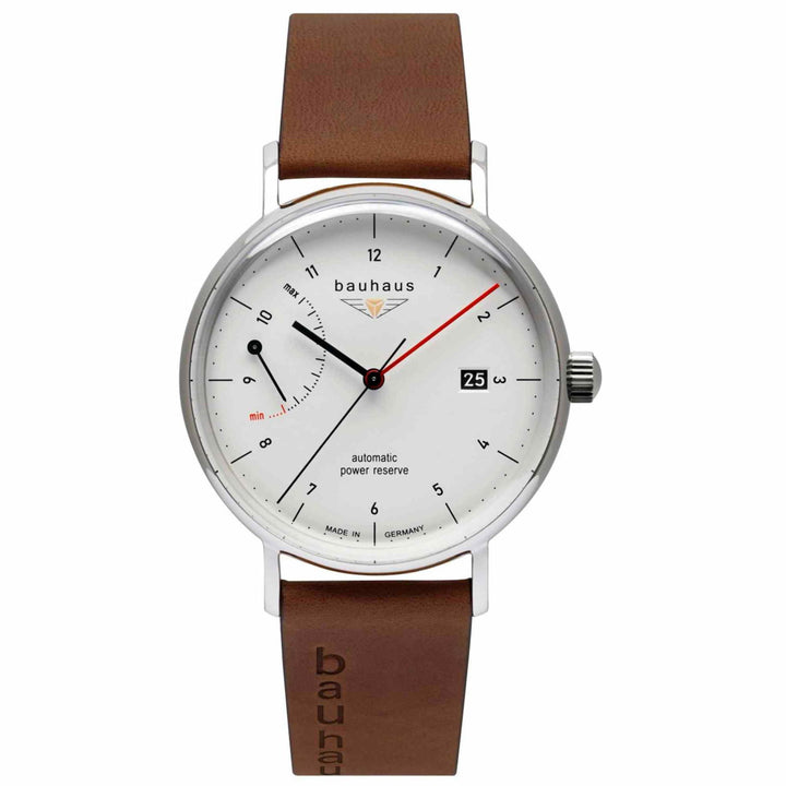 Bauhaus 21601 Men's Classic Automatic Power Reserve Wristwatch - H S Johnson
