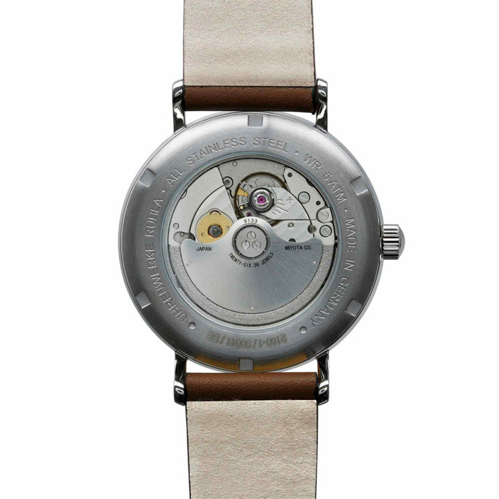Bauhaus 21601 Men's Classic Automatic Power Reserve Wristwatch - H S Johnson