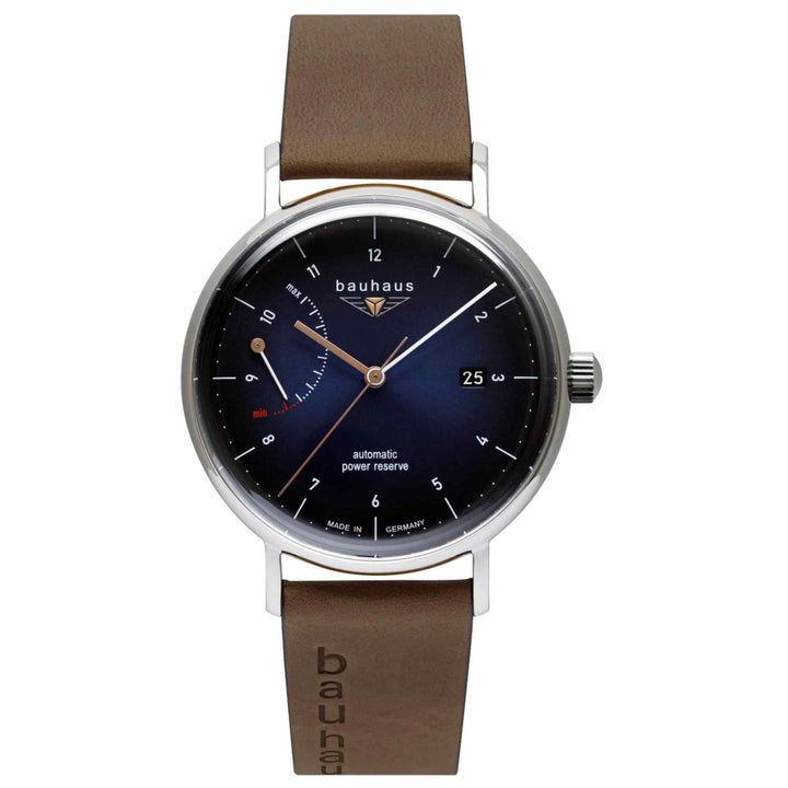 Bauhaus 21603 Men's Classic Automatic Power Reserve Wristwatch - H S Johnson