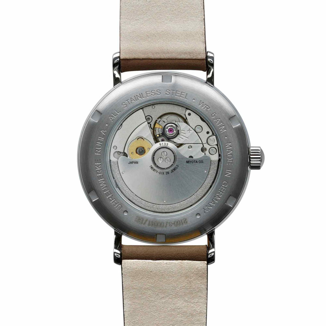 Bauhaus 21603 Men's Classic Automatic Power Reserve Wristwatch - H S Johnson