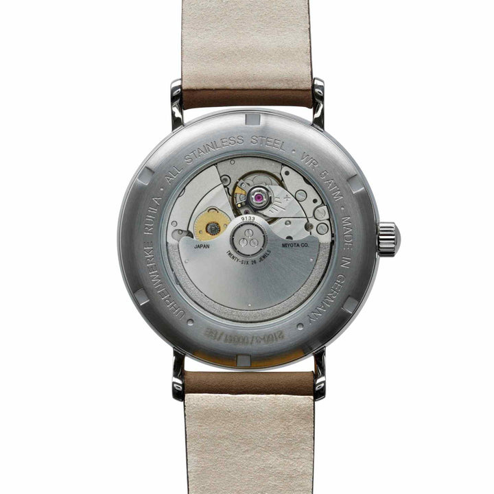 Bauhaus 21603 Men's Classic Automatic Power Reserve Wristwatch - H S Johnson