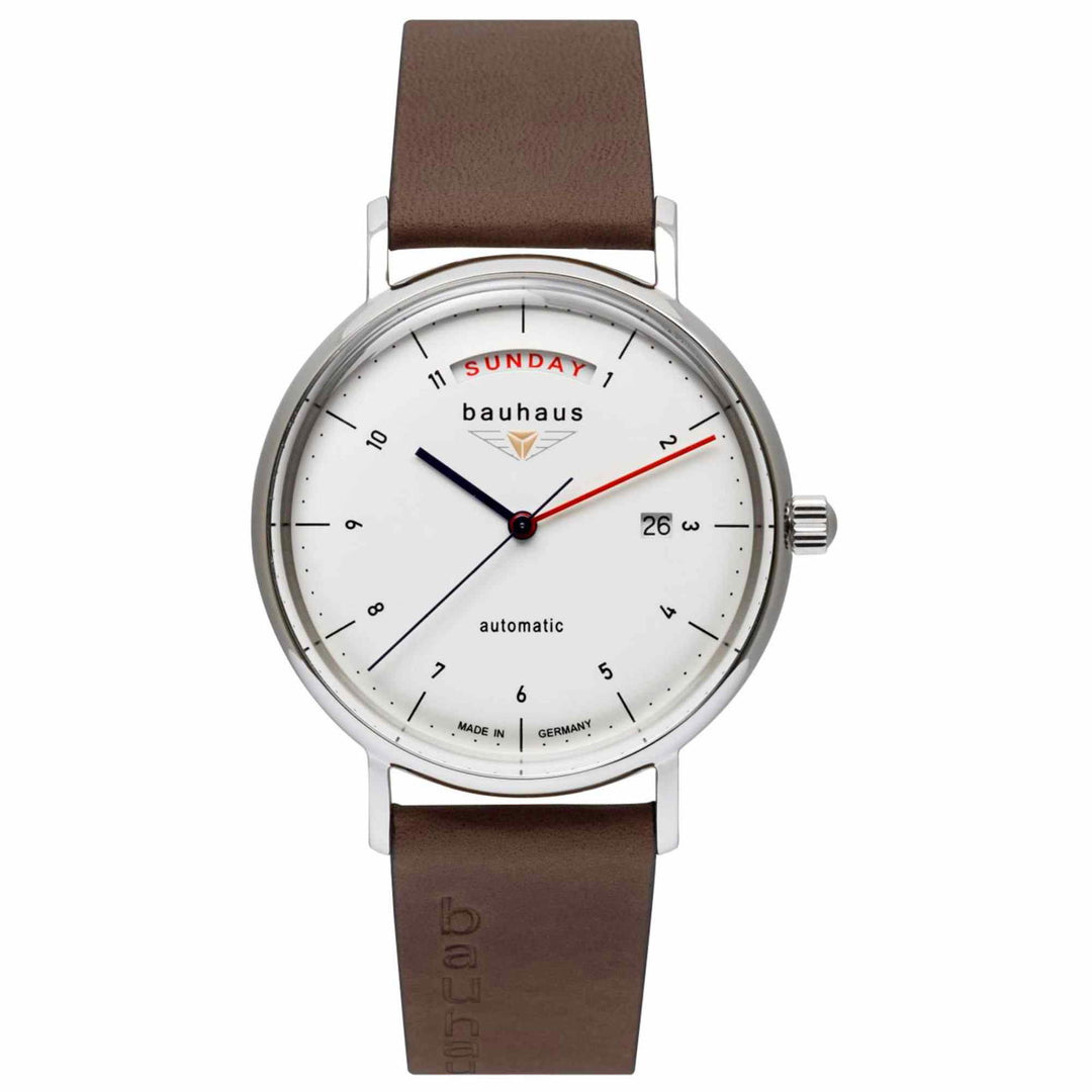 Bauhaus 21621 Men's Automatic Day Date Wristwatch - H S Johnson