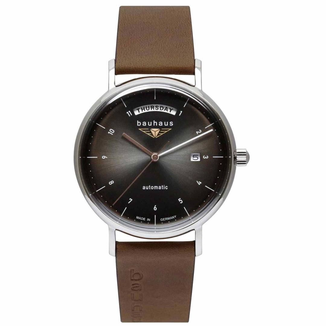 Bauhaus 21622 Men's Automatic Day Date Wristwatch - H S Johnson