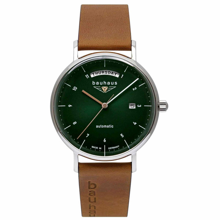Bauhaus 21624 Men's Automatic Day Date Wristwatch - H S Johnson