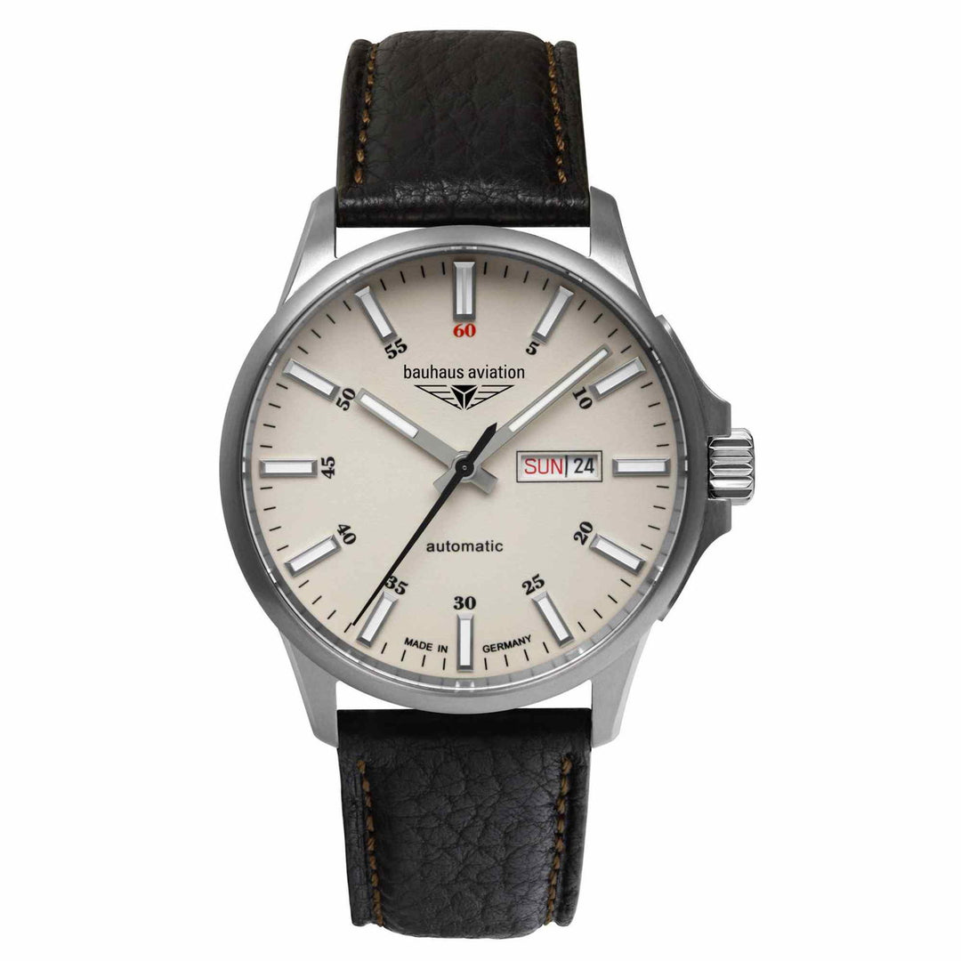 Bauhaus Aviation 28665 Men's Pilot Automatic Wristwatch - H S Johnson