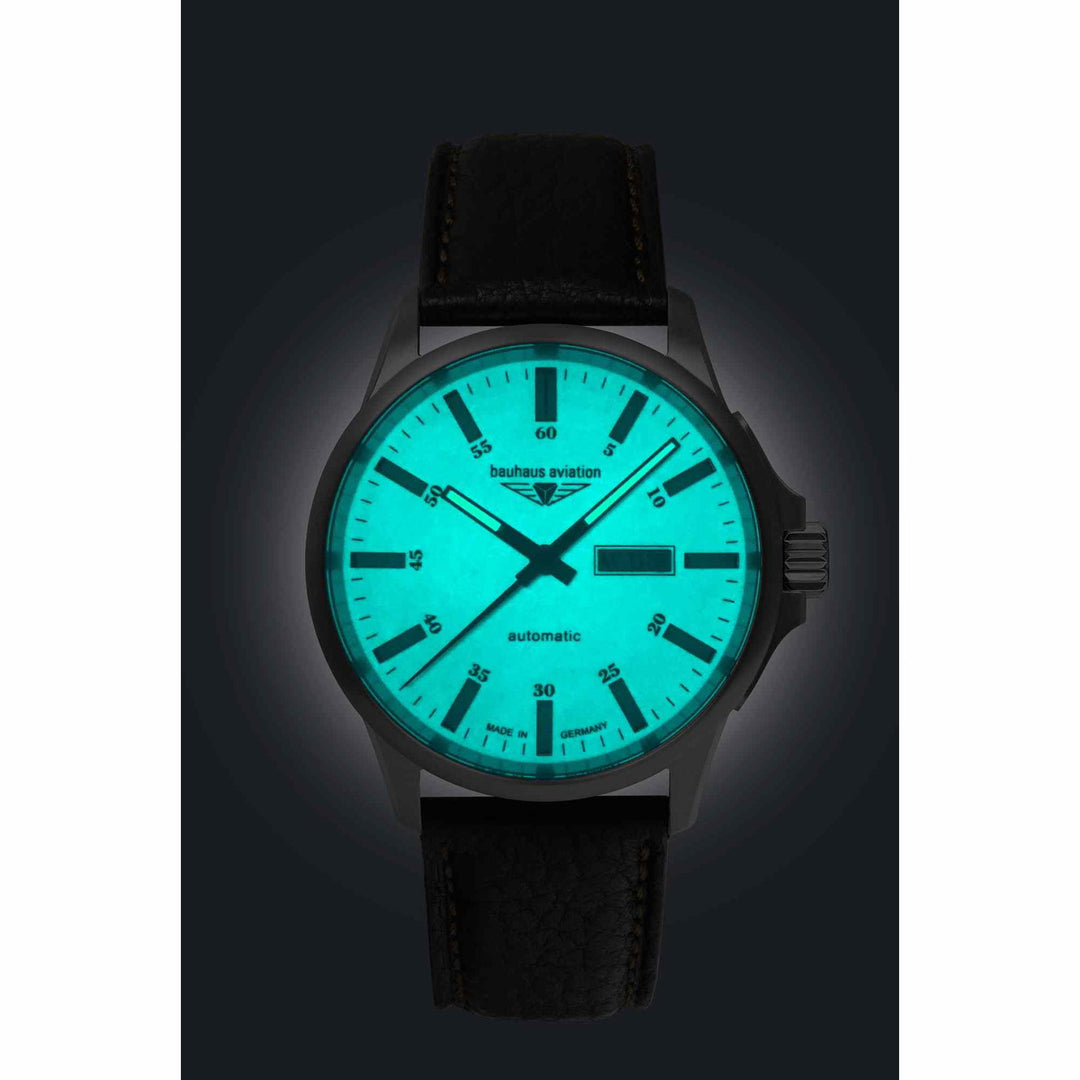 Bauhaus Aviation 28665 Men's Pilot Automatic Wristwatch - H S Johnson