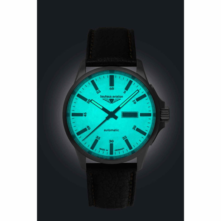 Bauhaus Aviation 28665 Men's Pilot Automatic Wristwatch - H S Johnson