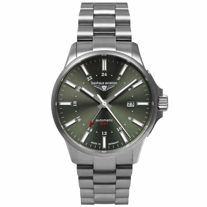 Bauhaus Aviation 2868M4 Men's GMT Automatic Wristwatch - H S Johnson