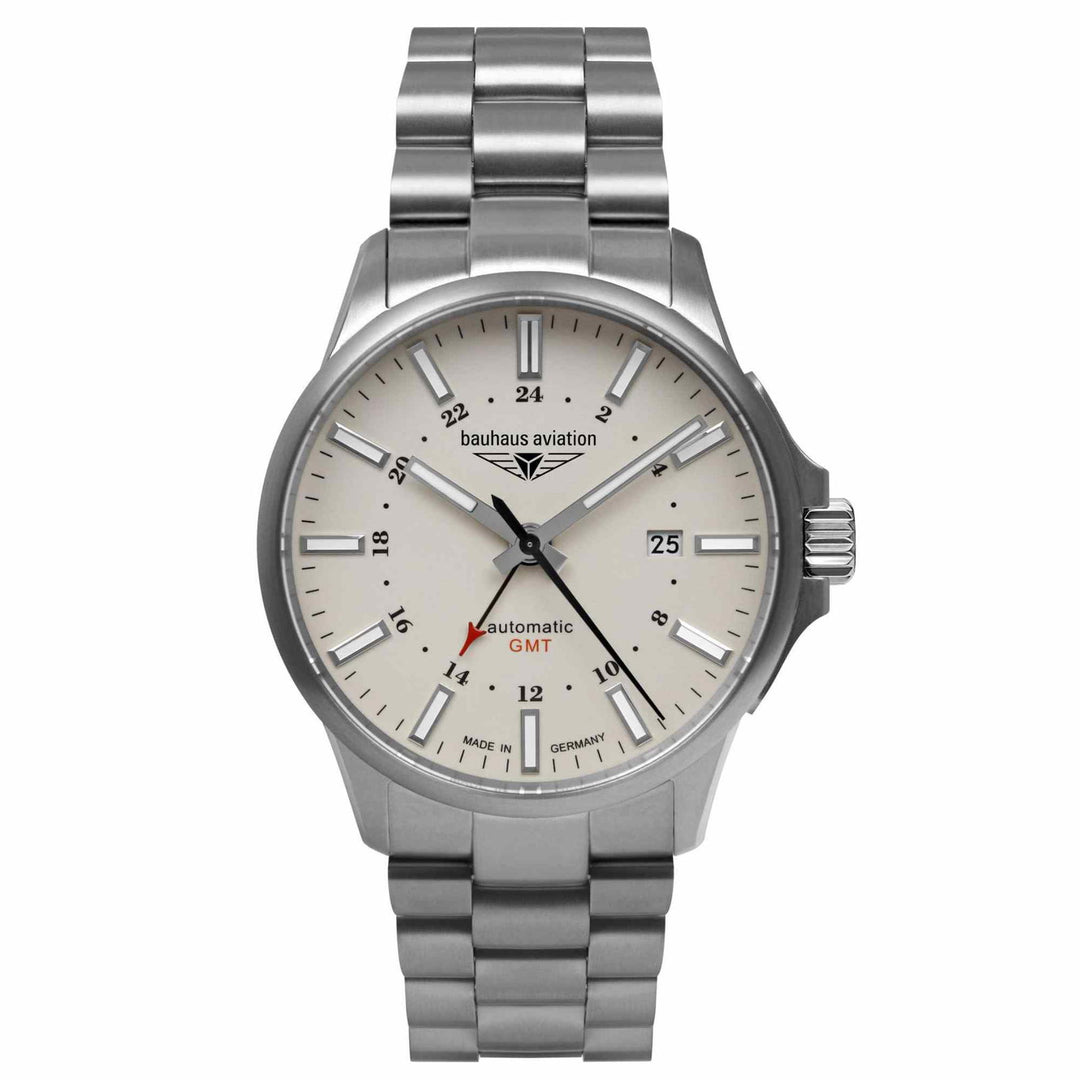 Bauhaus Aviation 2868M5 Men's GMT Automatic Wristwatch - H S Johnson