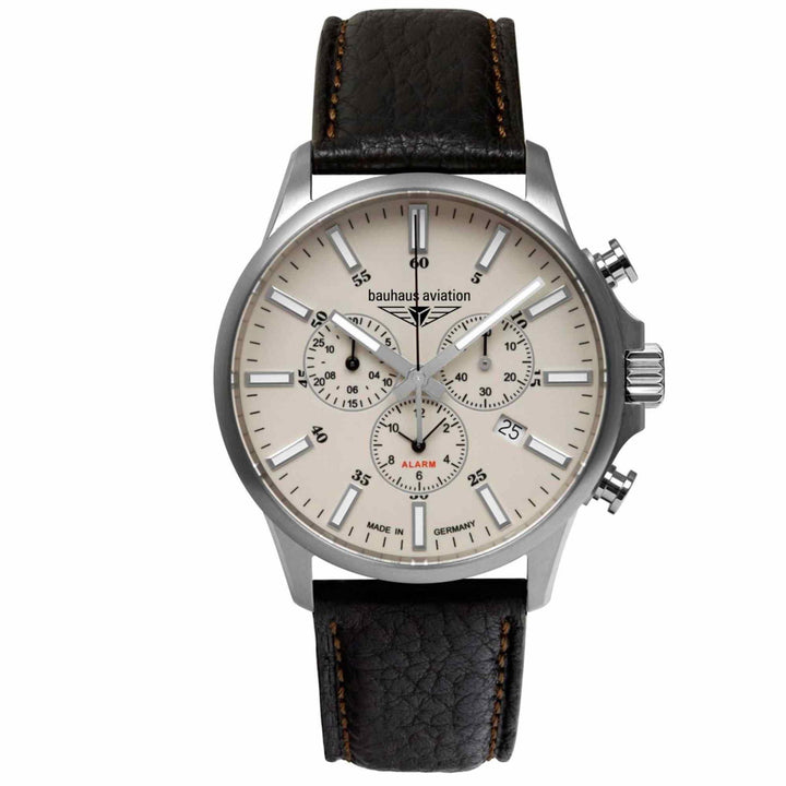 Bauhaus Aviation 28805 Men's Quartz Chronograph Wristwatch - H S Johnson