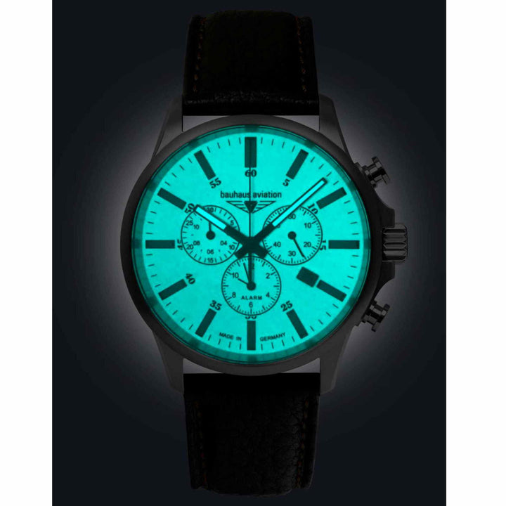 Bauhaus Aviation 28805 Men's Quartz Chronograph Wristwatch - H S Johnson