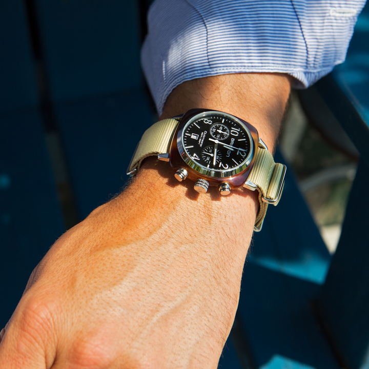 Briston Clubmaster Classic - Chrono - Noir 13140.SA.T.1.NK Watch