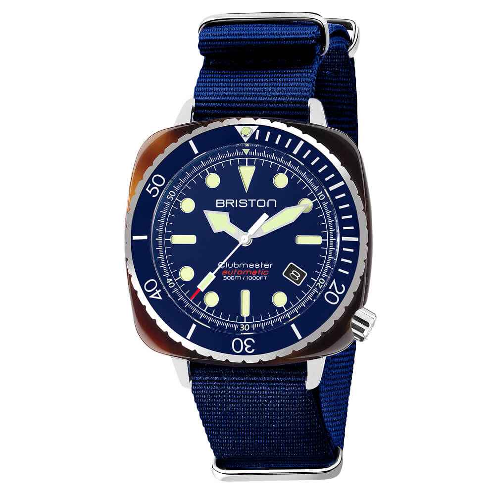 Briston Clubmaster Diver Pro - Bleu Marine 21644.SA.T.15.NNB Watch