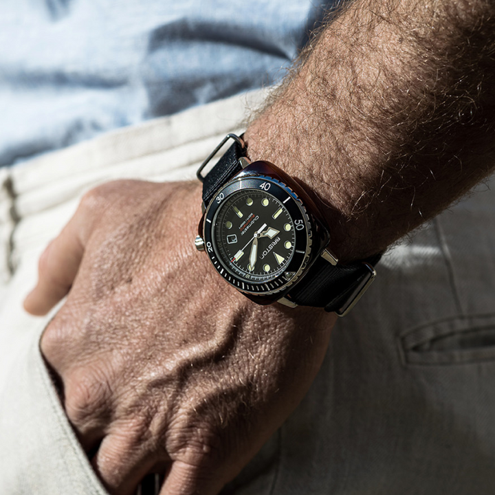 Briston Clubmaster Diver Pro - Noir 21644.SA.T.1.NB Watch