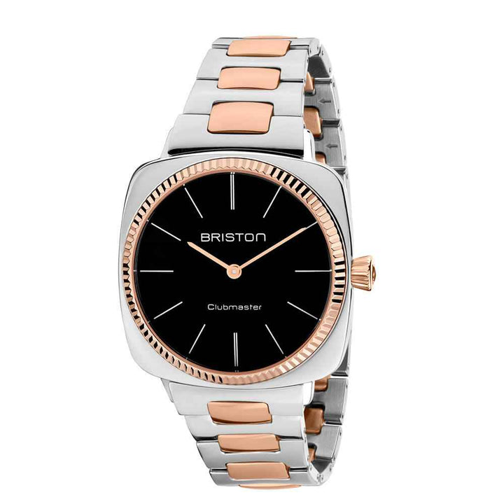 Briston Clubmaster Elegant - Acier - Gold - Noir 22937.RGS.E.1.SB Watch
