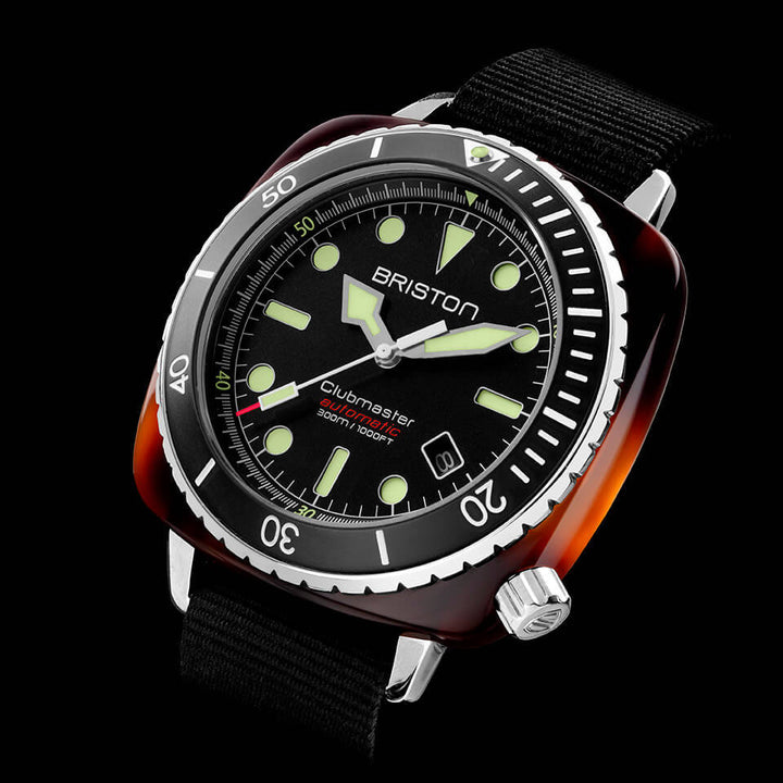 Briston Clubmaster Diver Pro - Noir 21644.SA.T.1.NB Watch