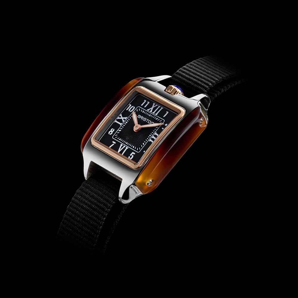 Briston Streamliner Kennedy -  Petite - Gold - Noir 252025.PRA.T.1.NB Watch