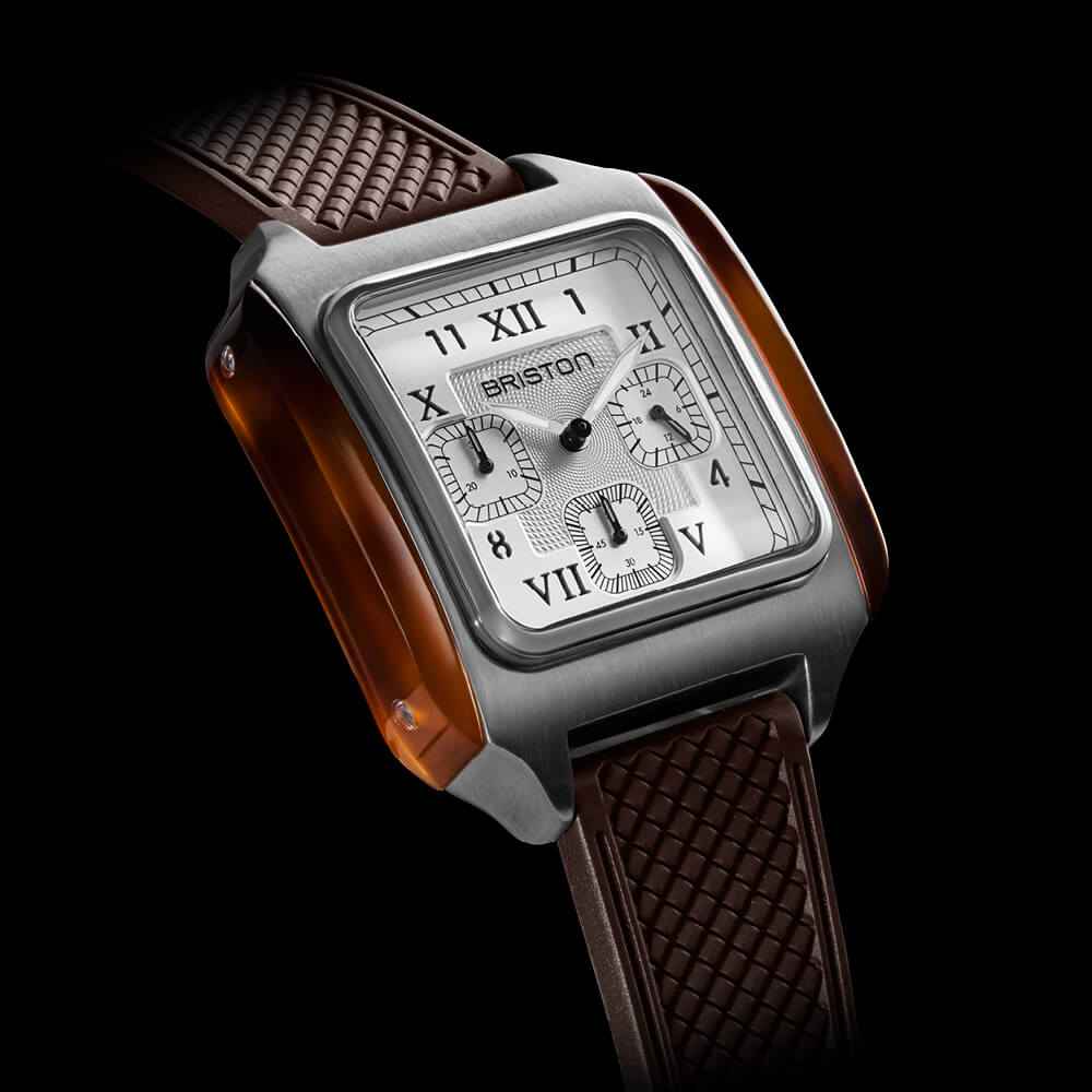 Briston Streamliner Kennedy - Chrono - Blanc 251838.SA.T.2.FBR Watch